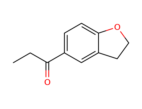 Molecular Structure of 68660-11-7 (1-(2,3-dihydrobenzofuran-5-yl)propan-1-one)
