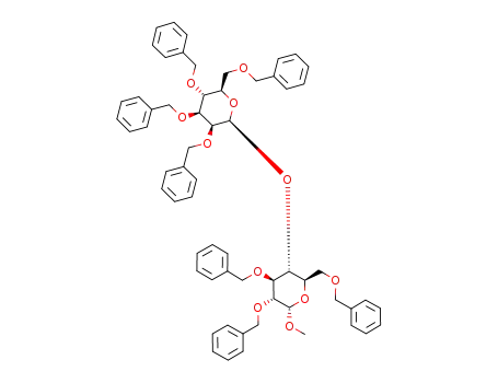 methyl (2,3,4,6-tetra-O-benzyl-α-D-mannopyranosyl)-(1→4)-2,3,6-tri-O-benzyl-α-D-glucopyranoside