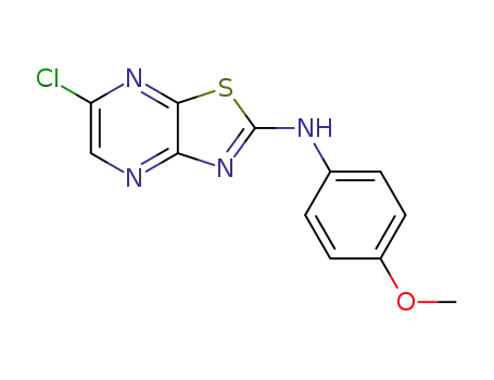 N-(4-methoxyphenyl)-2-amino-6-chlorothiazolo[4,5-b]pyrazine