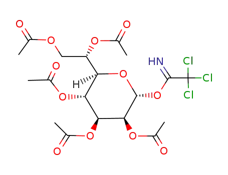 L-glycero-alpha-D-manno-Heptopyranose, 2,3,4,6,7-pentaacetate 1-(2,2,2-trichloroethanimidate)