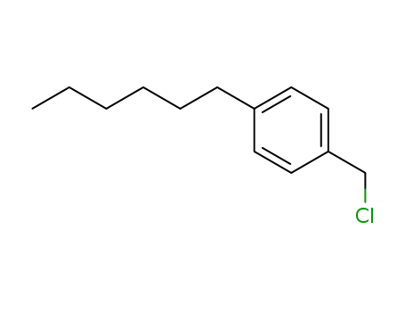 Molecular Structure of 58999-67-0 (Benzene, 1-(chloromethyl)-4-hexyl-)