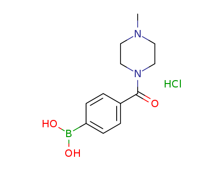4-(4-METHYLPIPERAZINE-1-CARBONYL)PHENYLBORONIC ACID, HCL