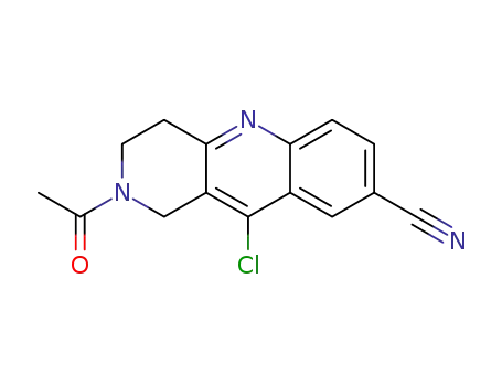 2-acetyl-10-chloro-1,2,3,4-tetrahydrobenzo[b][1,6]-naphthyridine-8-carbonitrile