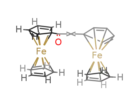 Molecular Structure of 105404-21-5 (1,3-diferrocenyl-2-propen-1-one)