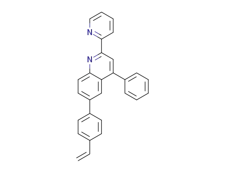 4-phenyl-2-pyridin-2-yl-6-(4-vinyl-phenyl)-quinoline