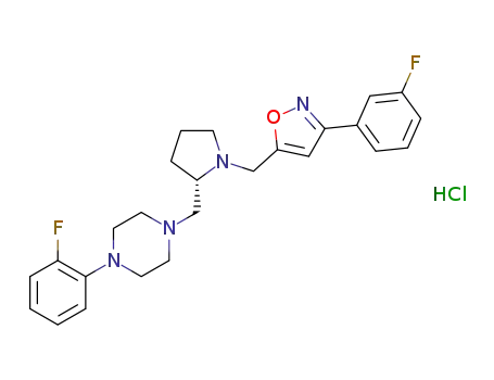 C<sub>25</sub>H<sub>28</sub>F<sub>2</sub>N<sub>4</sub>O*ClH