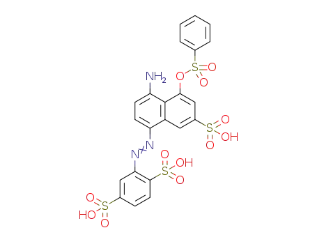 Molecular Structure of 1458587-11-5 (C<sub>22</sub>H<sub>17</sub>N<sub>3</sub>O<sub>12</sub>S<sub>4</sub>)