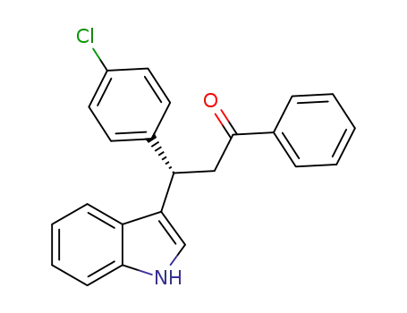 (S)-3-(4-chlorophenyl)-3-(1H-indol-3-yl)-1-phenylpropan-1-one