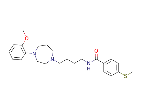 N-(4-(4-(2-methoxyphenyl)-1,4-diazepan-1-yl)butyl)-4-(methylthio)benzamide