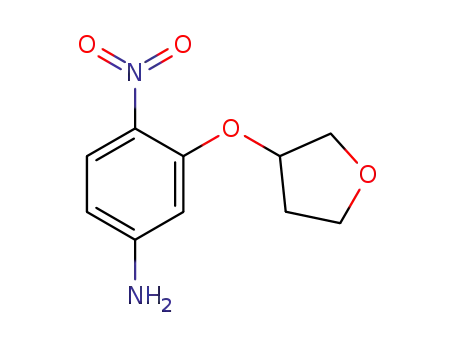 4-nitro-3-(tetrahydrofuran-3-yl-oxy)-benzenamine