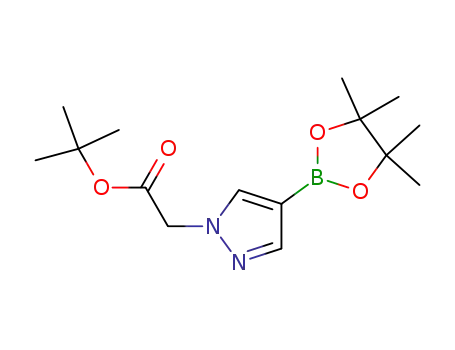 tert-Butyl 2-(4-(4,4,5,5-tetramethyl-1,3,2-dioxaborolan-2-yl)-1H-pyrazol-1-yl)acetate