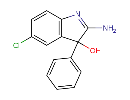 2-amino-5-chloro-3-hydroxy-3-phenylindole