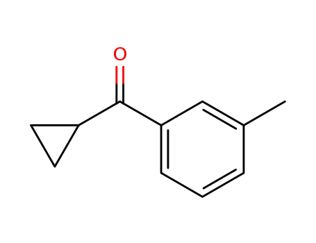 Molecular Structure of 150668-37-4 (CYCLOPROPYL 3-METHYLPHENYL KETONE)