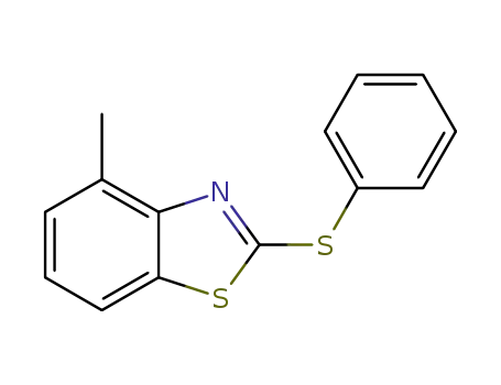 Molecular Structure of 1448856-31-2 (2-(phenylthio)-4-methylbenzo[d]thiazole)