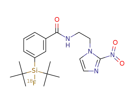 [18F]-3-(ditert-butylfluorosilyl)-N-(2-(2-nitro-1H-imidazol-1-yl)ethyl)benzamide