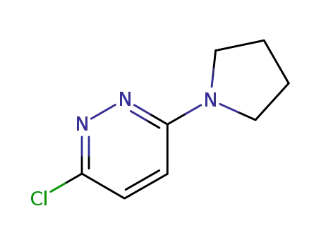 Molecular Structure of 66346-85-8 (3-CHLORO-6-PYRROLIDIN-1-YL-PYRIDAZINE)