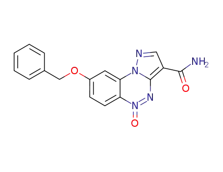 3-Carbamoyl-8-benzyloxypyrazolo[5,1-c][1,2,4]benzotriazine 5-oxide
