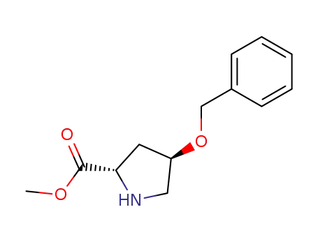 Molecular Structure of 113490-76-9 (TRANS METHYL O-BENZYL-L-4-HYDROXYPROLINE)