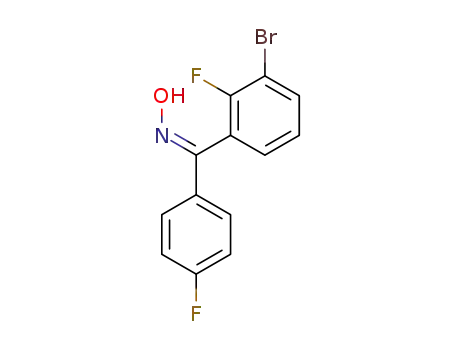 (Z)-(3-bromo-2-fluorophenyl)(4-fluorophenyl)methanone oxime