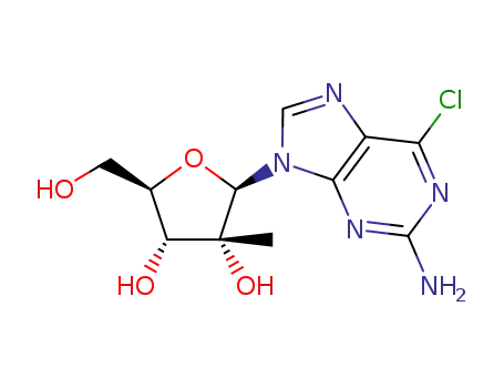 (2R,3R,4R,5R)-2-(2-amino-6-chloro-9H-purin-9-yl)-5-(hydroxymethyl)-3-methyltetrahydrofuran-3,4-diol