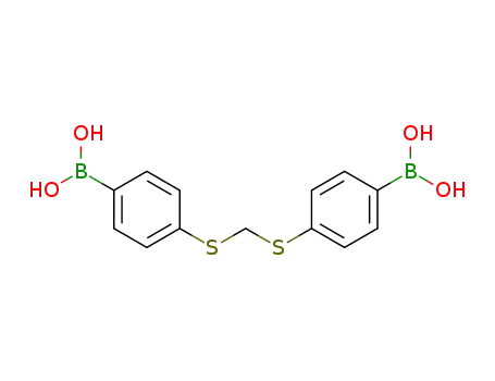 bis-(4-dihydroxyborylphenylthio)methane