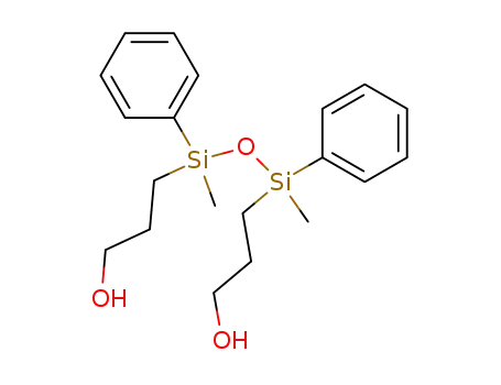 Molecular Structure of 15367-44-9 (1-Propanol, 3,3'-(1,3-dimethyl-1,3-diphenyl-1,3-disiloxanediyl)bis-)