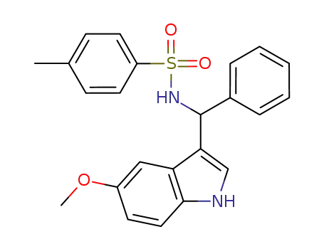 N-[(5- 메 톡시 -1H- 인돌 -3- 일)-페닐-메틸]-
4- 메틸-벤젠 설폰 아미드