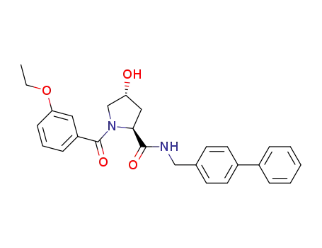 (2S,4R)-N-([1,1'-biphenyl]-4-ylmethyl)-1-(3-ethoxybenzoyl)-4-hydroxypyrrolidine-2-carboxamide