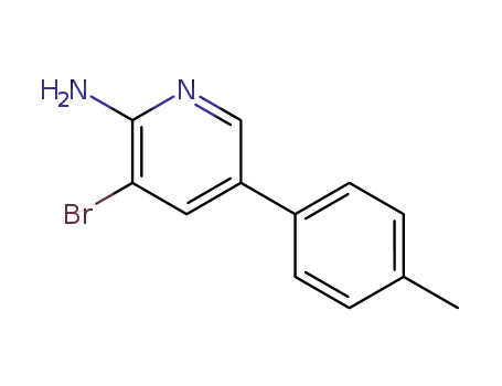 3-bromo-5-(4-methylphenyl)-2-pyridinamine