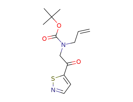 tert-butylallyl(2-(isothiazol-5-yl)-2-oxoethyl)carbamate
