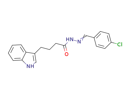 N'-(4-chlorobenzylidene)-4-(1H-indol-3-yl)butanehydrazide