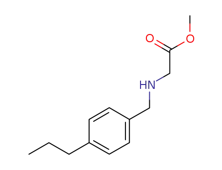 methyl 2-((4-propylbenzyl)amino)acetate