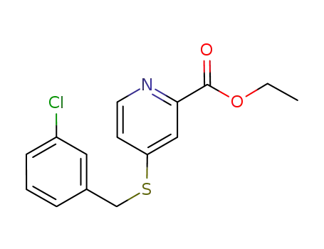 ethyl 4-(3-chlorobenzylsulfanyl)pyridine-2-carboxylate