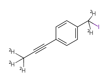 1-(iodomethyl)-4-(prop-1-yn-1-yl)benzene-d5