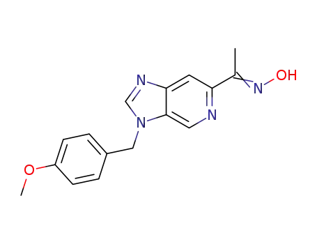1-(3-(4-methoxybenzyl)-3H-imidazo[4,5-c]pyridin-6-yl)ethanone oxime