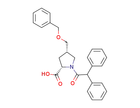 (2S,4S)-4-(benzyloxymethyl)-1-(2,2-diphenylacetyl)pyrrolidine-2-carboxylic acid