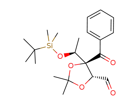 (2R,3S)-3-[(S)-1-(tert-butyldimethylsiloxy)ethyl]-2,3-(isopropylidenedioxy)-4-oxo-4-phenylbutanal