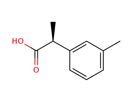 Molecular Structure of 213406-28-1 ((R)-2-m-Tolyl-propionicacid)