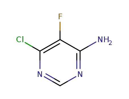 Molecular Structure of 851984-15-1 (4-Amino-6-chloro-5-fluoropyrimidine)