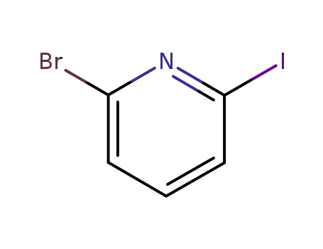 Molecular Structure of 234111-08-1 (2-Bromo-6-iodopyridine)
