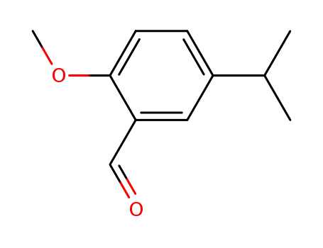 Molecular Structure of 85902-68-7 (5-ISOPROPYL-2-METHOXYBENZALDEHYDE)