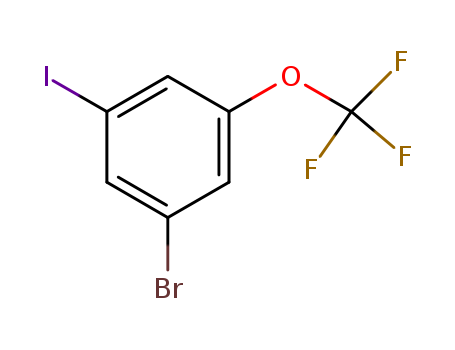 1-BROMO-3-IODO-5-(TRIFLUOROMETHOXY)BENZENE CAS NO.845866-78-6