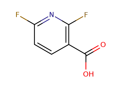 Molecular Structure of 171178-50-0 (2,6-Difluoropyridine-3-carboxylic acid)