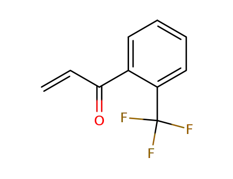 Molecular Structure of 89638-22-2 (2-Propen-1-one, 1-[2-(trifluoromethyl)phenyl]-)