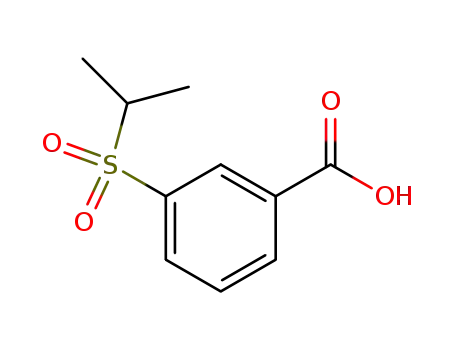 Molecular Structure of 20884-64-4 (3-(isopropylsulfonyl)benzoic acid)