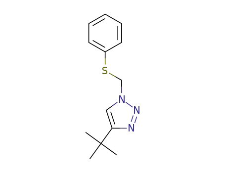 4-tert-butyl-1-[(phenylthio)methyl]-1,2,3-triazole