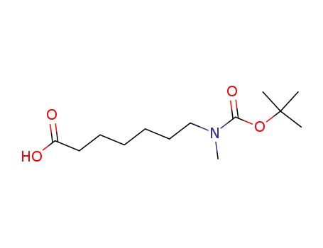 Heptanoic acid, 7-[[(1,1-dimethylethoxy)carbonyl]methylamino]-