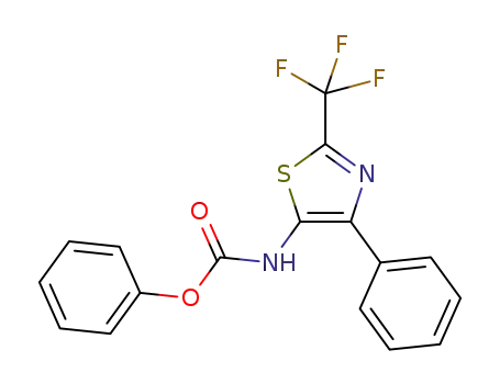 phenyl (4-phenyl-2-(trifluoromethyl)thiazol-5-yl)carbamate