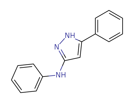 1H-Pyrazol-3-amine, N,5-diphenyl-