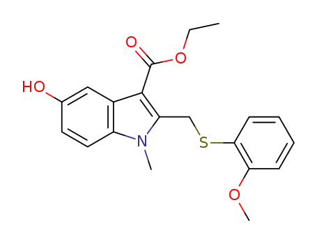 ethyl 5-hydroxy-2-((2-methoxyphenylthio)methyl)-1-methyl-1H-indole-3-carboxylate